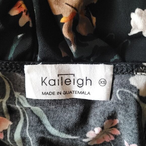 Kayleigh Rica Maternity Knit Crop Floral Jumpsuit Womens XS - Picture 7 of 14